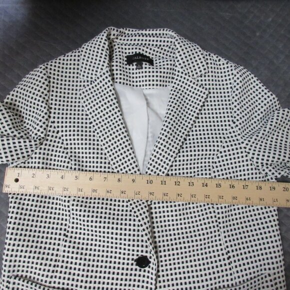 Talbots Gingham Blazer Jacket Large - Picture 12 of 16